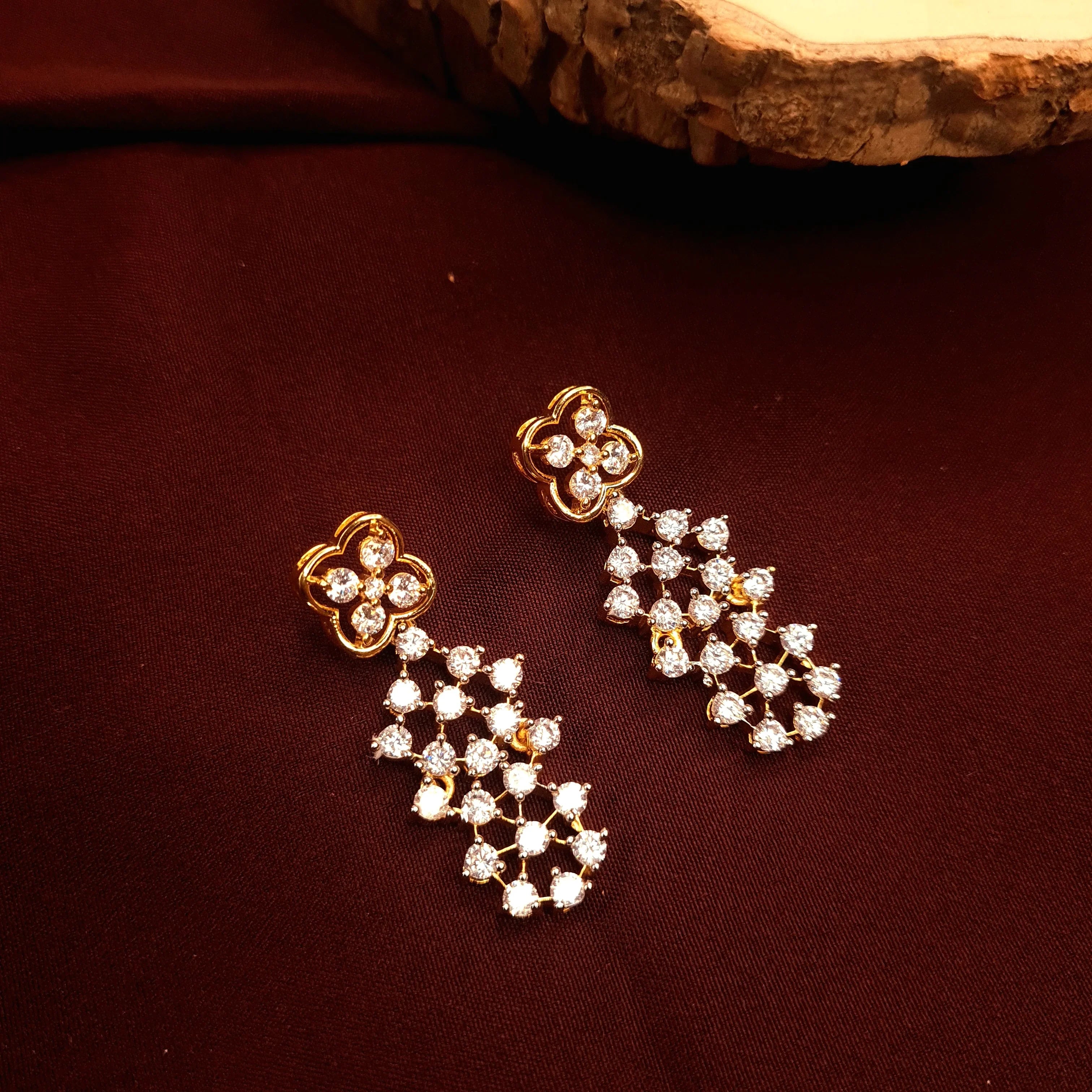 CZ Diamond Necklace Set