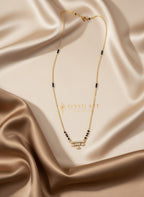 Designer Drop Mangalsutra for Women – Gold CZ Daily Wear | Aadhira