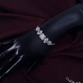 CZ silver bracelet with sleek design and elegant shine

