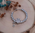 Diamond CZ Clover Nose Ring