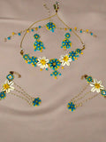 Handmade Flower Jewellery Set