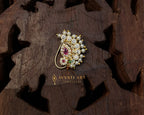 ivvati shloka ad pearl maharashtrian nath stone nose pin traditional jewellery