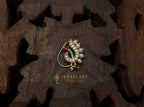 ivvati chandrima crescent maharashtrian nath pearl traditional nose pin