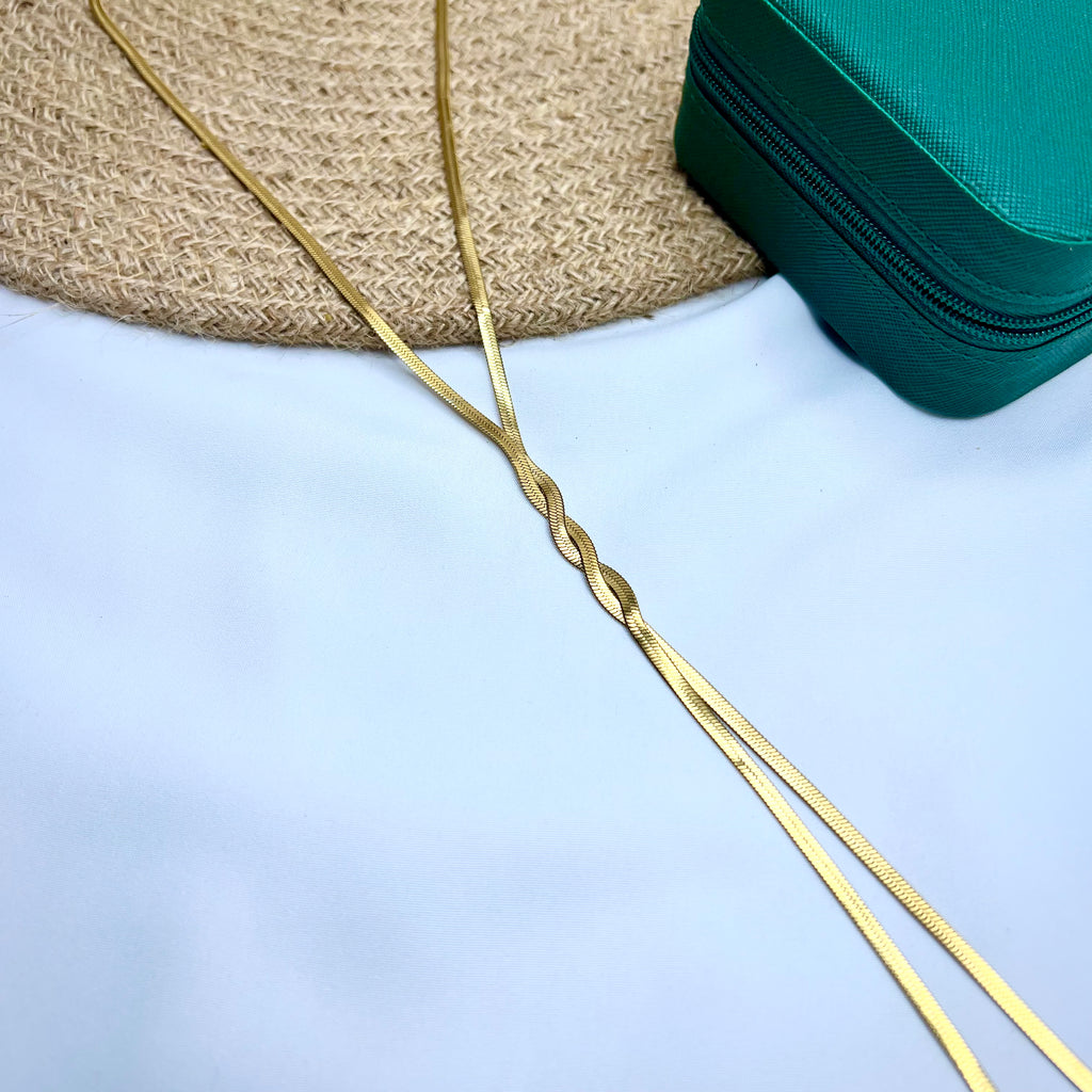 18K Gold-Plated Long Chain – 39 Inch Daily Wear Jewellery