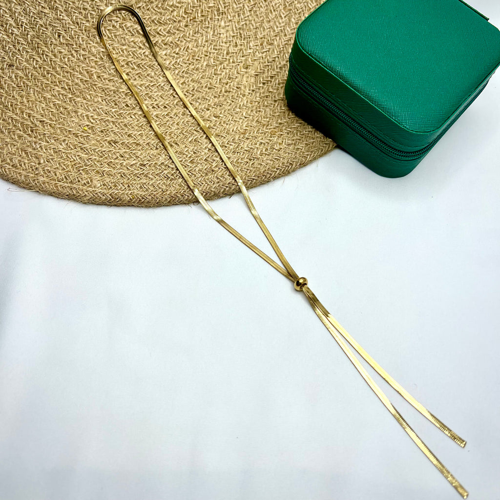 18K Gold-Plated Long Chain –Daily Wear Jewellery