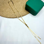 18K Gold-Plated Long Chain –Daily Wear Jewellery