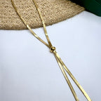 18K gold-plated 39-inch long chain for daily wear – Ivvati Art Jewellery


