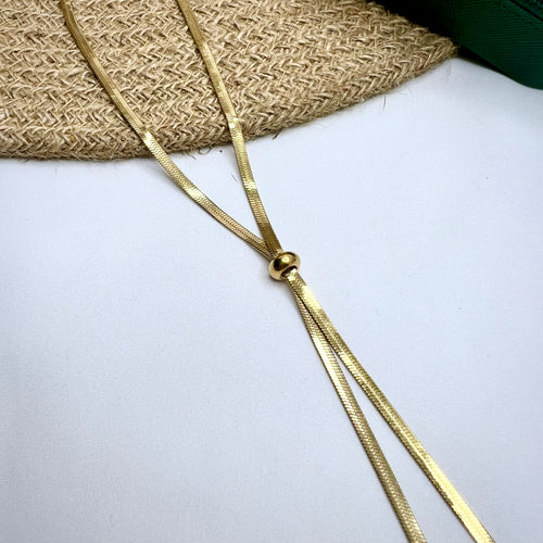 18K gold-plated 39-inch long chain for daily wear – Ivvati Art Jewellery

