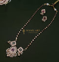 ivvati vaidehi maharashtrian rajwadi necklace set kundan pearl traditional jewellery