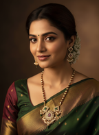 ivvati vaidehi maharashtrian rajwadi necklace set kundan pearl traditional jewellery