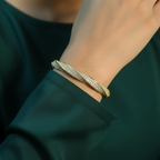 ivvati twisted ad bangle set gold daily wear bangles for women