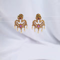 Antique CZ Chandbali Jhumka Earrings jewellery - Jhumka | Ivvati Art Jewellery