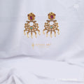 Copper Chandbali Jhumka Earrings jewellery - Jhumka | Ivvati Art Jewellery