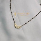 Crescent Mangalsutra for Women – Gold Daily Wear | Chandrika jewellery - Mangalsutra | Ivvati Art Jewellery