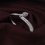 CZ Designer Bracelet with Pink Stone jewellery - Bracelet | Ivvati Art Jewellery
