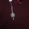 Elegant AD Maangtikka – American Diamond Bridal Tikka jewellery - Maangtikka | Ivvati Art Jewellery