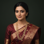 ivvati gold layered beaded necklace for women daily wear minimal jewellery
