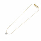 Demi-Fine gold-tone pear-shaped American Diamond pendant necklace by Ivvati