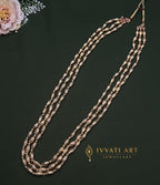 ivvati gold layered beaded necklace for women daily wear minimal jewellery