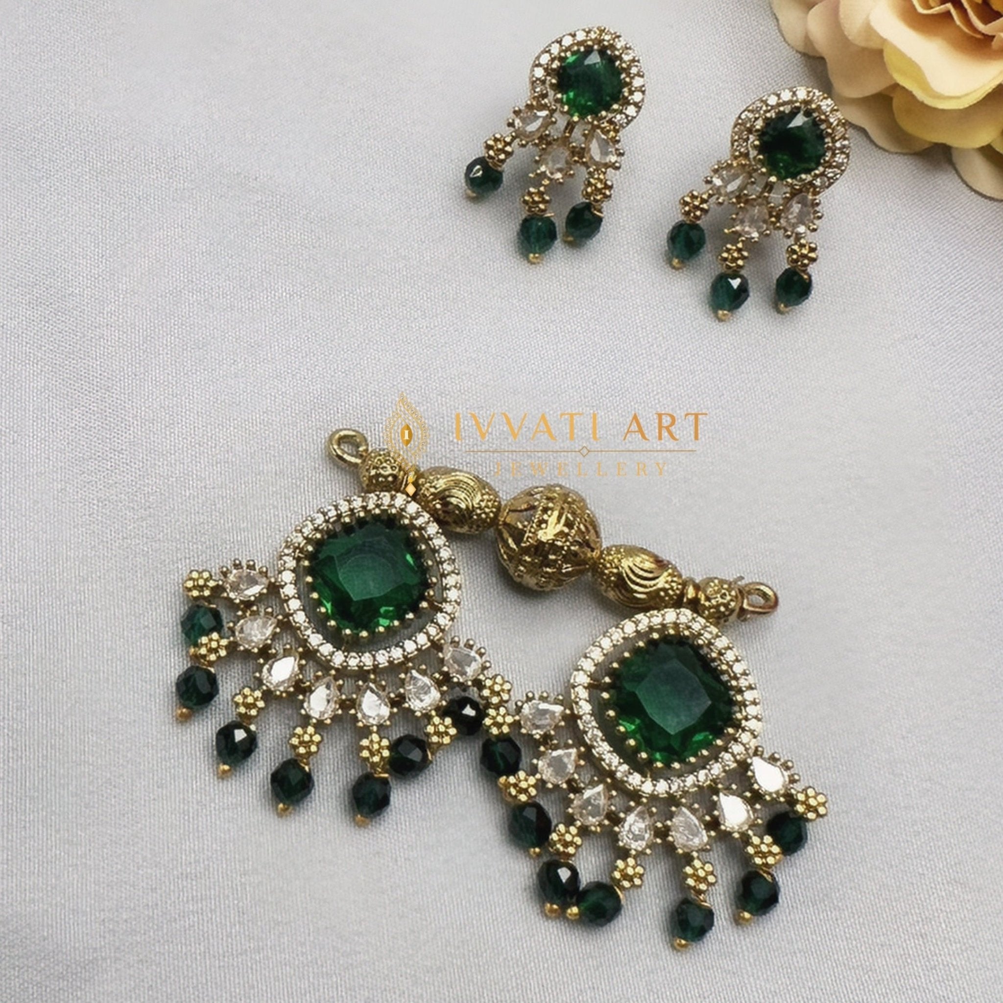 Ruby Stone Mangalsutra Set for Women – Gold Daily Wear | Ruhasya jewellery - Mangalsutra Set | Ivvati Art Jewellery