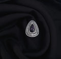 Silver AD Purple Stone Ring jewellery - Rings | Ivvati Art Jewellery