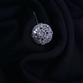 Silver CZ Ring with Stones – Sparkling Adjustable Design jewellery - Rings | Ivvati Art Jewellery