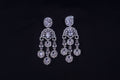 Silver - Tone CZ Earrings – Elegant Everyday Sparkle jewellery - Earrings | Ivvati Art Jewellery