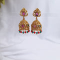 Small Traditional Copper Jhumka jewellery - Jhumka | Ivvati Art Jewellery