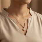 Solitaire Mangalsutra for Women – Gold Daily Wear | Iraa jewellery - Mangalsutra | Ivvati Art Jewellery