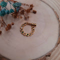 Tiny Spark Gold Copper Nose Ring jewellery - Nose Ring | Ivvati Art Jewellery