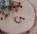 Tiny Spark Gold Nose Ring jewellery - Nose Ring | Ivvati Art Jewellery